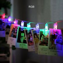 Load image into Gallery viewer, Photo Clip Holder LED String Lights