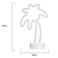 Load image into Gallery viewer, Neon LED Decoration Lamp - Flamingo/Heart/Moon/Pineapple/Christmas Tree