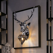 Load image into Gallery viewer, Nordic Antler Deer Wall Lamp