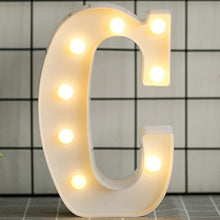 Load image into Gallery viewer, Alphabet/Number Decaration Lamp