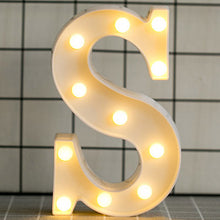 Load image into Gallery viewer, Alphabet/Number Decaration Lamp