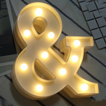 Load image into Gallery viewer, Alphabet/Number Decaration Lamp