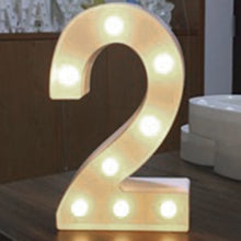 Load image into Gallery viewer, Alphabet/Number Decaration Lamp
