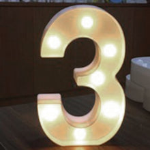 Load image into Gallery viewer, Alphabet/Number Decaration Lamp