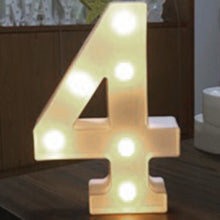 Load image into Gallery viewer, Alphabet/Number Decaration Lamp
