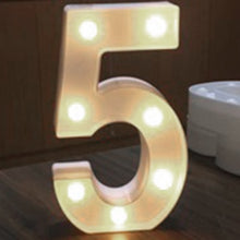 Load image into Gallery viewer, Alphabet/Number Decaration Lamp