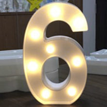 Load image into Gallery viewer, Alphabet/Number Decaration Lamp
