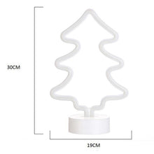 Load image into Gallery viewer, Neon LED Decoration Lamp - Flamingo/Heart/Moon/Pineapple/Christmas Tree