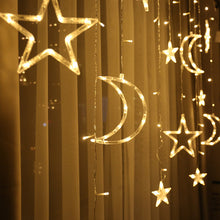 Load image into Gallery viewer, Moon-Star String Lights